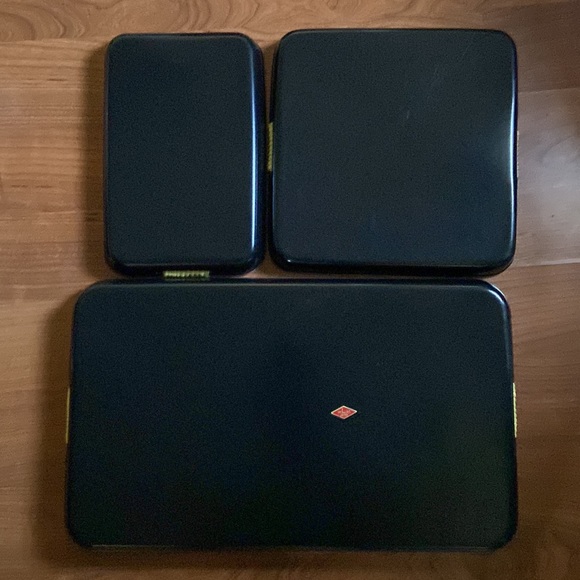 Vintage Japaneses Lacquered Tray Set
